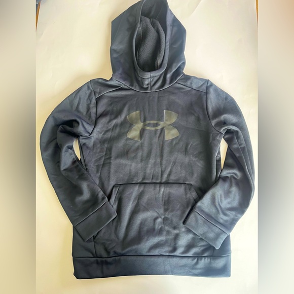 Under Armour Other - Under Armour Boys Youth Medium Black Hooded‎ Sweatshirt